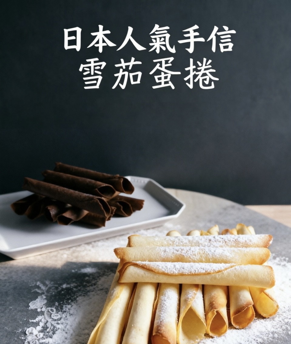 (實習班) Carol Chan - 【重現東京排隊名店】手工雪茄蛋捲